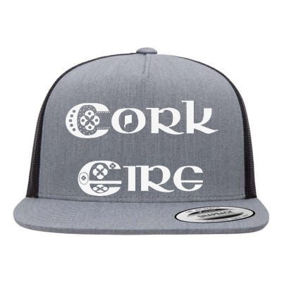 Cork Eire County Cork Ireland Flat Bill Trucker Hat