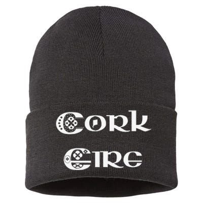 Cork Eire County Cork Ireland Sustainable Knit Beanie