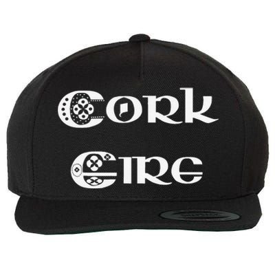 Cork Eire County Cork Ireland Wool Snapback Cap