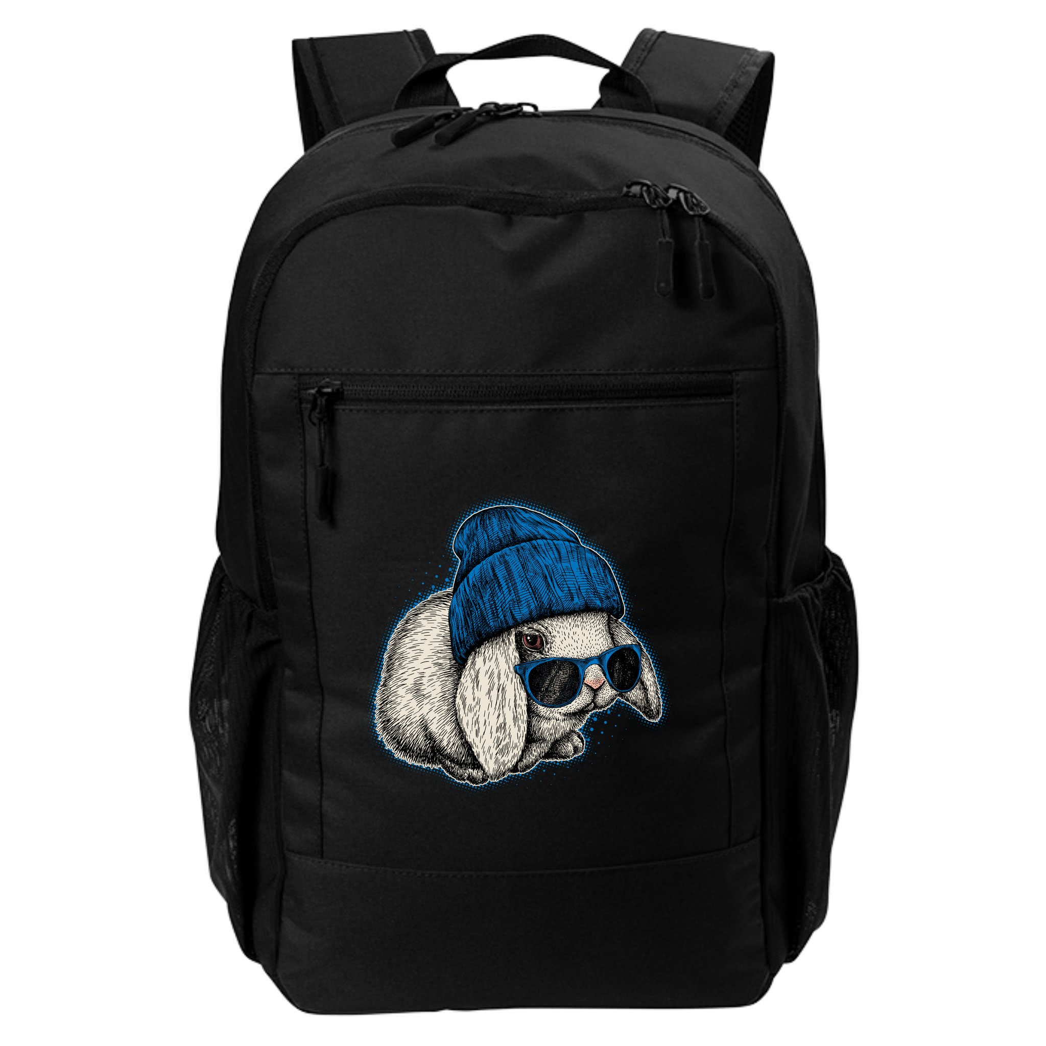 Cute Easter Cool Blue Bunny Rabbit Backpack