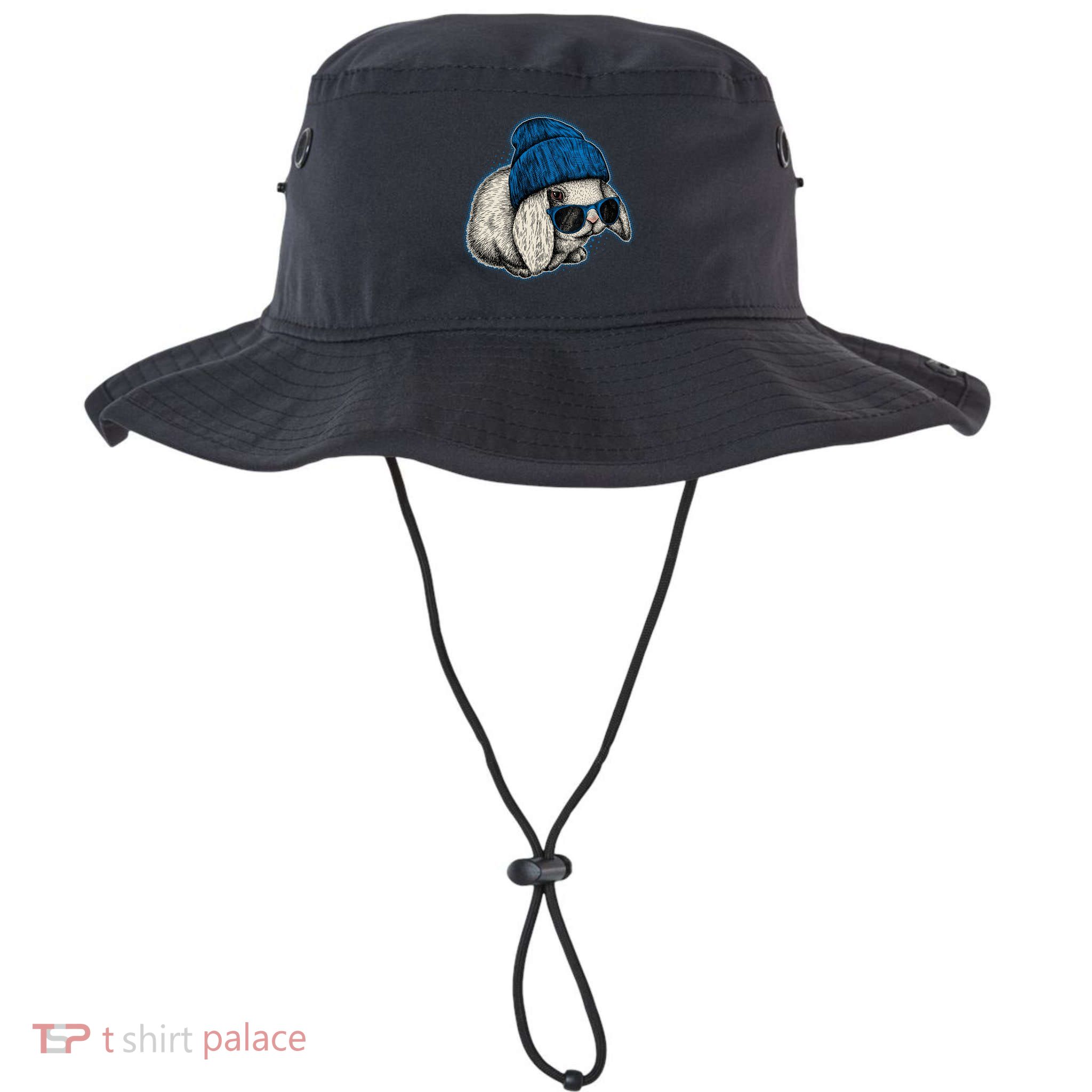 Cute Easter Cool Blue Bunny Rabbit Bucket Hat