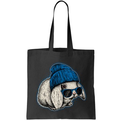 Cute Easter Cool Blue Bunny Rabbit Bag
