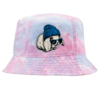 Cute Easter Cool Blue Bunny Rabbit Tie-Dyed Bucket Hat