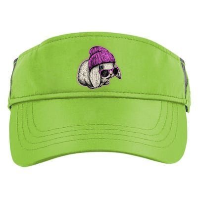 Cute Easter Cool Pink Bunny Rabbit Adult Drive Performance Visor