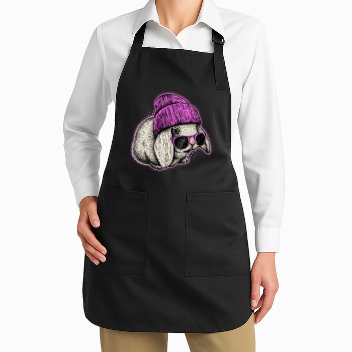 Cute Easter Cool Pink Bunny Rabbit Apron