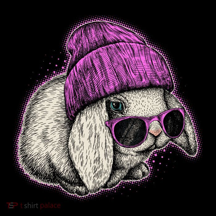 Cute Easter Cool Pink Bunny Rabbit Tall T-Shirt