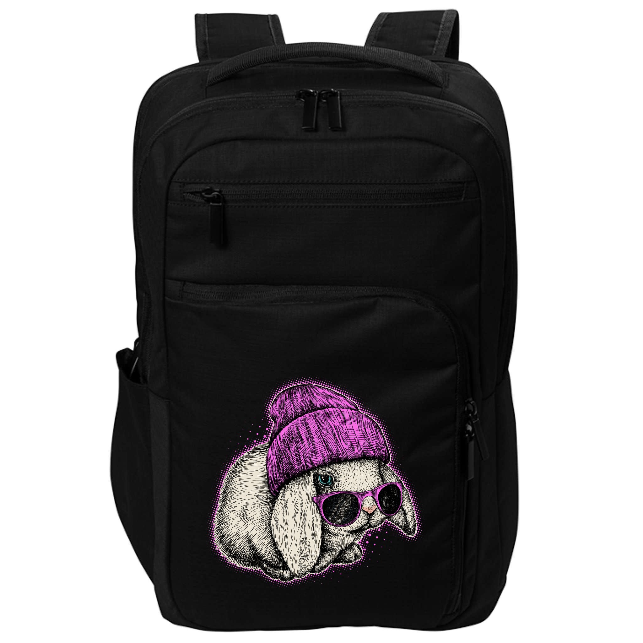Cute Easter Cool Pink Bunny Rabbit Impact Tech Backpack
