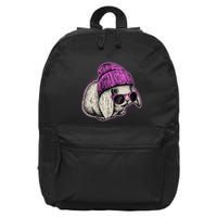 Cute Easter Cool Pink Bunny Rabbit 16 in Basic Backpack