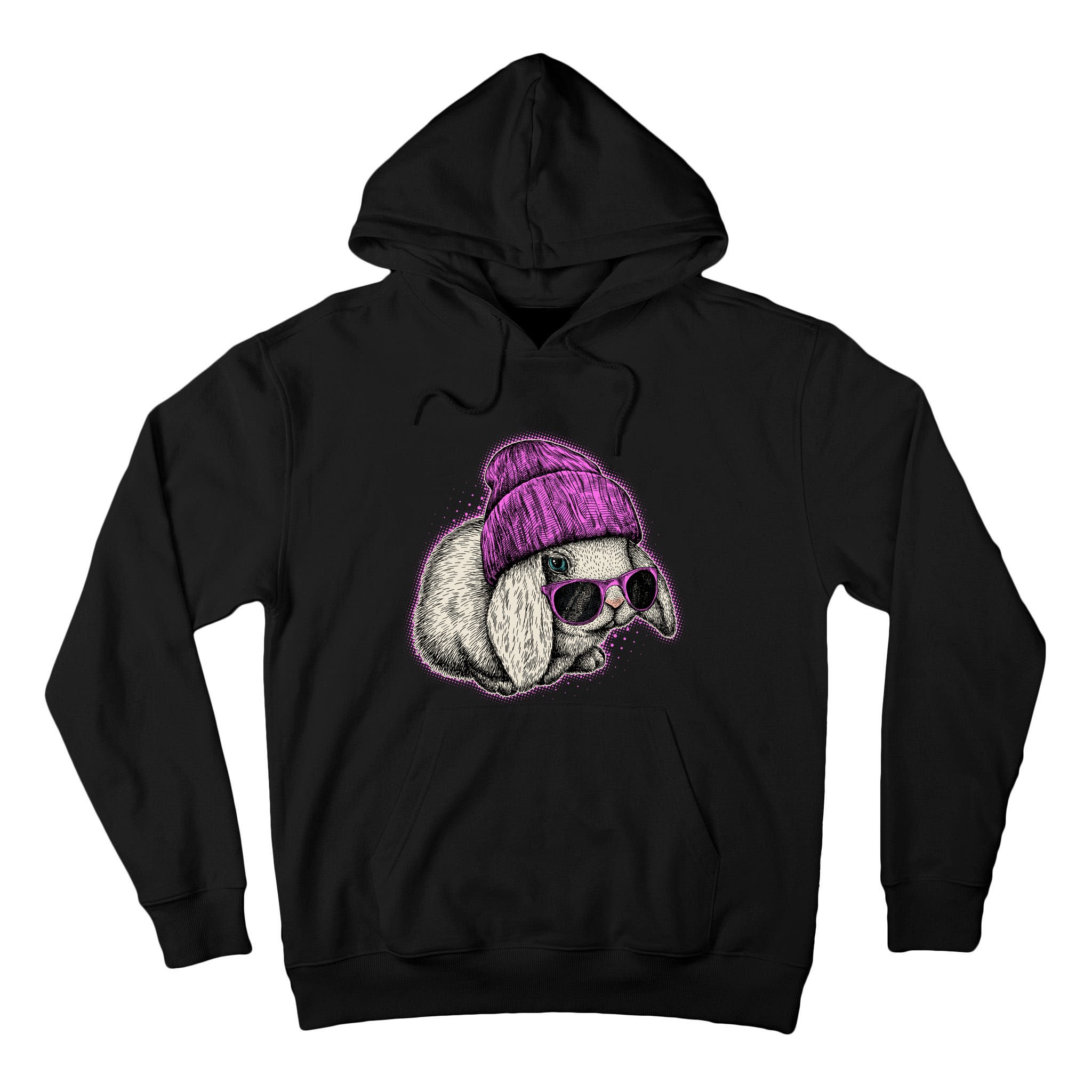 Cute Easter Cool Pink Bunny Rabbit Tall Hoodie
