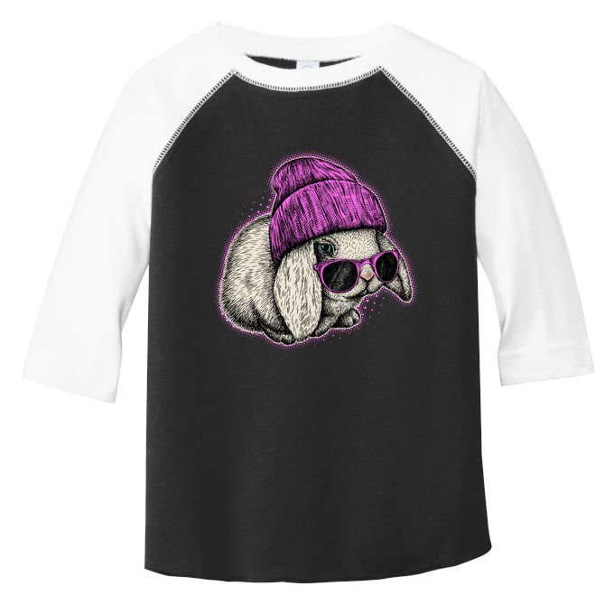 Cute Easter Cool Pink Bunny Rabbit Toddler Fine Jersey T-Shirt