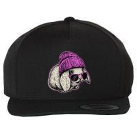 Cute Easter Cool Pink Bunny Rabbit Wool Snapback Cap