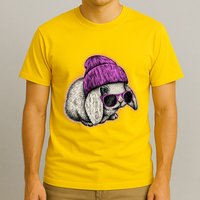 Cute Easter Cool Pink Bunny Rabbit T-Shirt