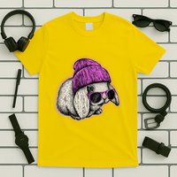 Cute Easter Cool Pink Bunny Rabbit T-Shirt