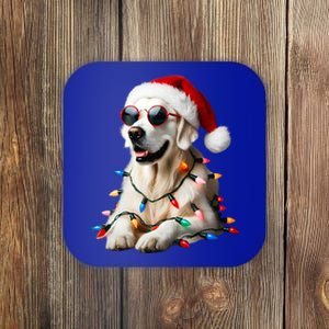 Christmas English Cream Golden Retriever Mom Dog Puppy Xmas Cool Gift Coaster