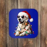 Christmas English Cream Golden Retriever Mom Dog Puppy Xmas Cool Gift Coaster