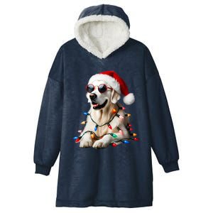 Christmas English Cream Golden Retriever Mom Dog Puppy Xmas Cool Gift Hooded Wearable Blanket