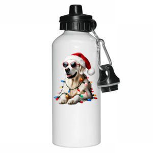 Christmas English Cream Golden Retriever Mom Dog Puppy Xmas Cool Gift Aluminum Water Bottle