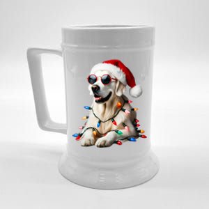 Christmas English Cream Golden Retriever Mom Dog Puppy Xmas Cool Gift Beer Stein