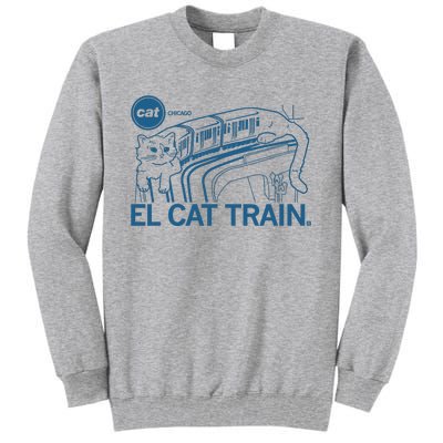 Chicago El Cat Train Tall Sweatshirt