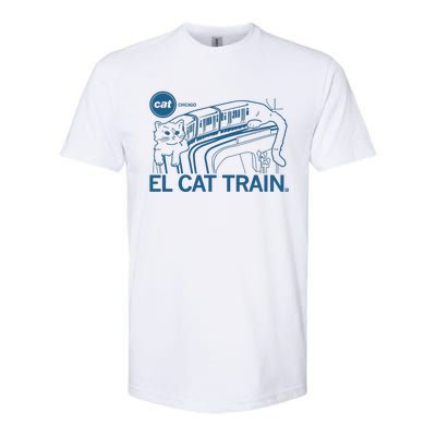 Chicago El Cat Train Softstyle CVC T-Shirt