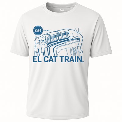 Chicago El Cat Train Performance Shirt