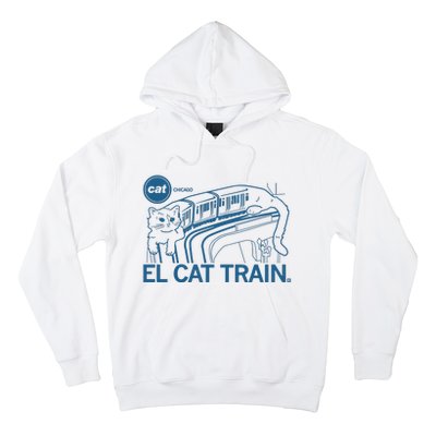 Chicago El Cat Train Hoodie