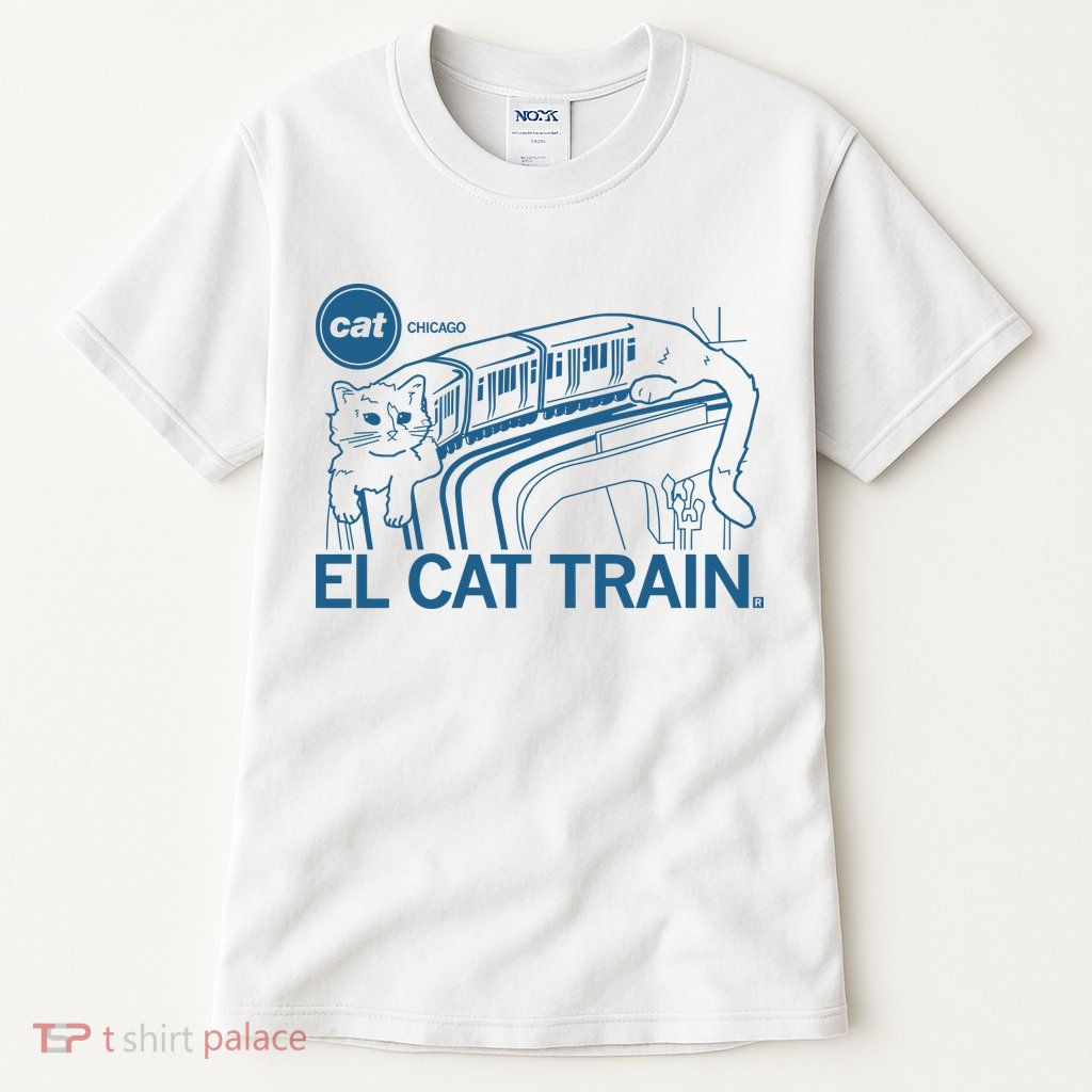 Chicago El Cat Train Tall T-Shirt