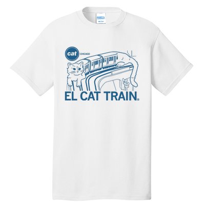 Chicago El Cat Train Tall T-Shirt