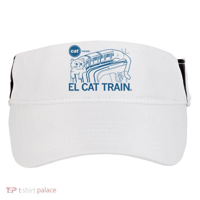 Chicago El Cat Train Adult Drive Performance Visor