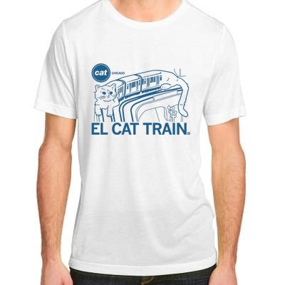 Chicago El Cat Train Adult ChromaSoft Performance T-Shirt