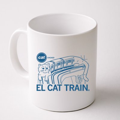 Chicago El Cat Train Mug