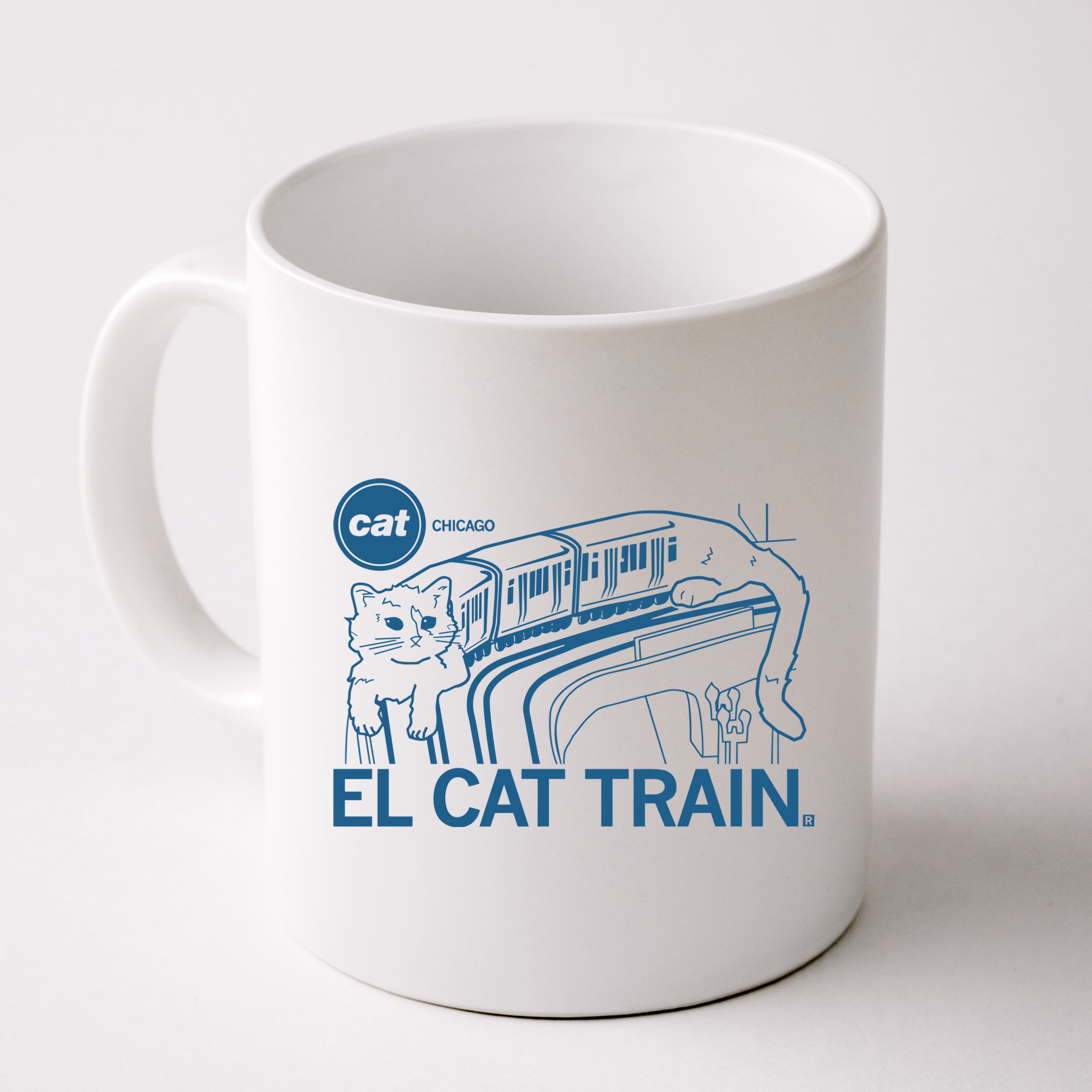 Chicago El Cat Train Mug