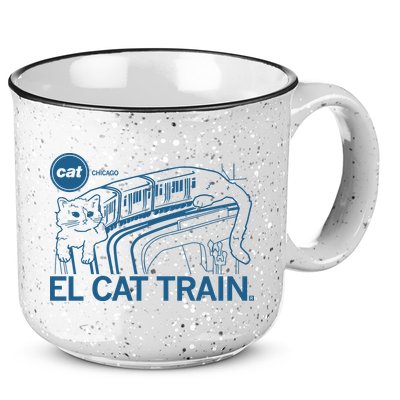 Chicago El Cat Train 15oz Campfire Ceramic Mug