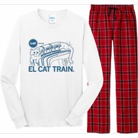 Chicago El Cat Train Long Sleeve Pajama Set