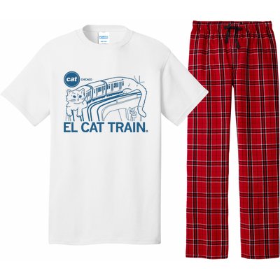 Chicago El Cat Train Pajama Set