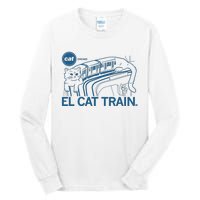 Chicago El Cat Train Tall Long Sleeve T-Shirt