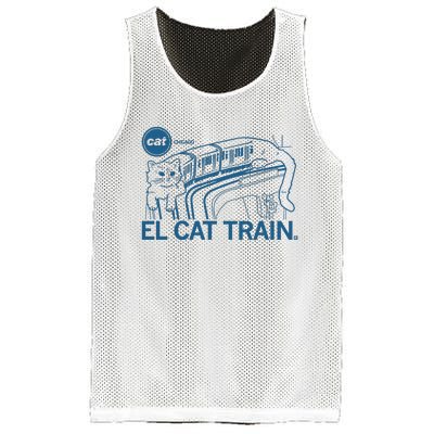 Chicago El Cat Train Mesh Reversible Basketball Jersey Tank