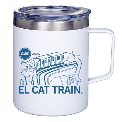 Chicago El Cat Train 12oz Stainless Steel Coffee Mug