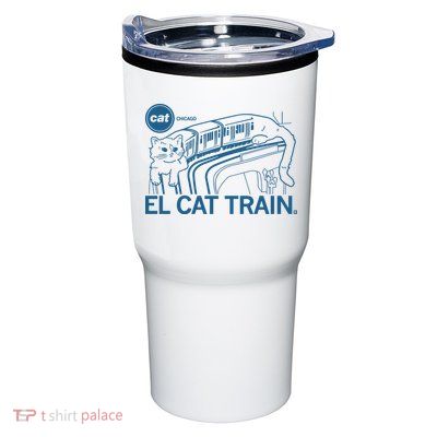 Chicago El Cat Train Tumbler