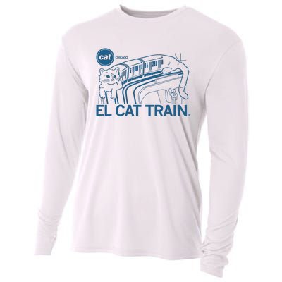 Chicago El Cat Train Cooling Performance Long Sleeve Crew