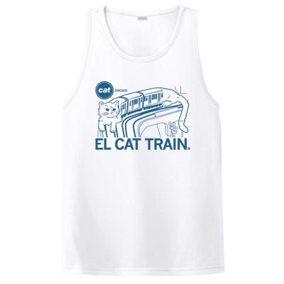 Chicago El Cat Train PosiCharge Competitor Tank