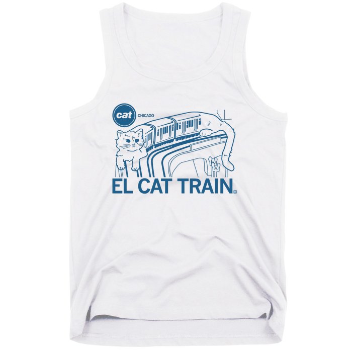 Chicago El Cat Train Tank Top