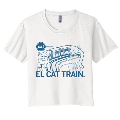 Chicago El Cat Train Crop Top