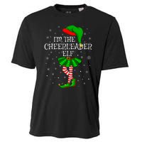 Cheerleader Elf Christmas Matching Family Elf Cooling Performance Crew T-Shirt