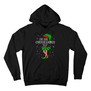 Cheerleader Elf Christmas Matching Family Elf Hoodie