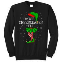 Cheerleader Elf Christmas Matching Family Elf Sweatshirt