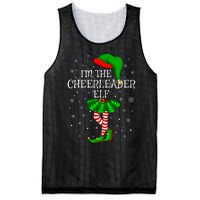 Cheerleader Elf Christmas Matching Family Elf Mesh Reversible Basketball Jersey Tank