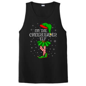 Cheerleader Elf Christmas Matching Family Elf PosiCharge Competitor Tank