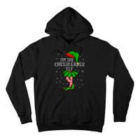 Cheerleader Elf Christmas Matching Family Elf Tall Hoodie