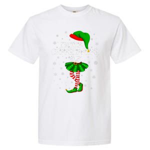 Cheerleader Elf Christmas Matching Family Elf Garment-Dyed Heavyweight T-Shirt